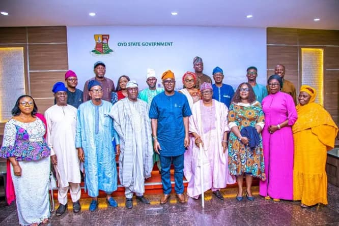  The Federal Polytechnic, Ayede, Governing Council visit Oyo state Governor