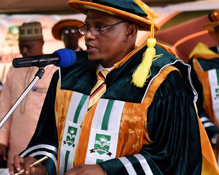 The Rector pledged Vocational and Technical Skills Acquisition and Entrepreneurship Education to equip student